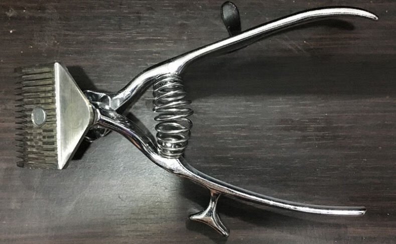 理发手推子老式手动推剪 静音剃头剪理发器手动推子 单把推子 单把