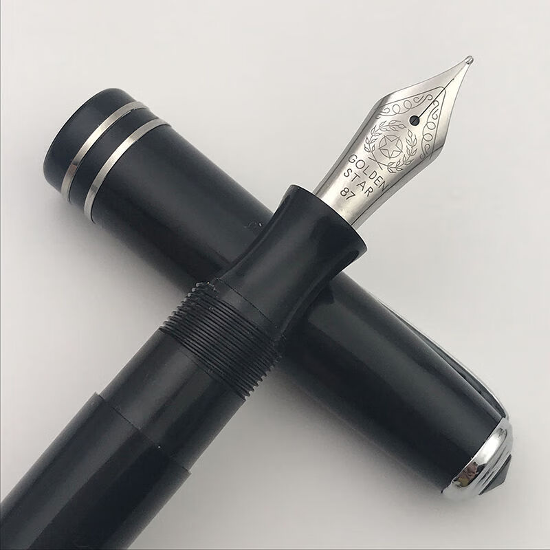 北京金星28旋帽老式钢笔书法笔经典老钢笔教师批改作业笔 一支笔加一