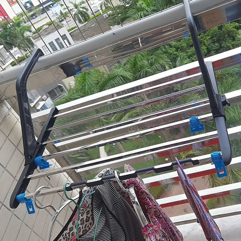 暖气片挂钩置物架晾衣暖气管晾衣架毛巾架挂衣架免打孔通用不锈钢