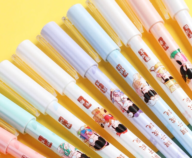 晨光文具nanci囡茜与子成说中性笔限定虞姬项羽cp款05mm学生用可爱