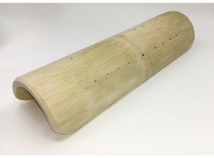 竹枕头空心竹子颈椎枕头颈椎专用镂空竹筒木枕牵引理疗护颈椎 有竹节