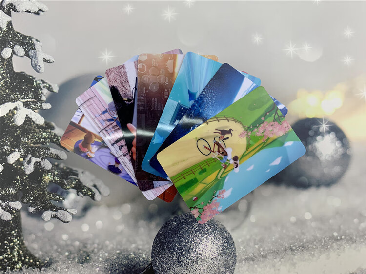 卡贴定制超清水晶磨砂镭射卡定做学生校园饭卡自定义diy水卡公交卡