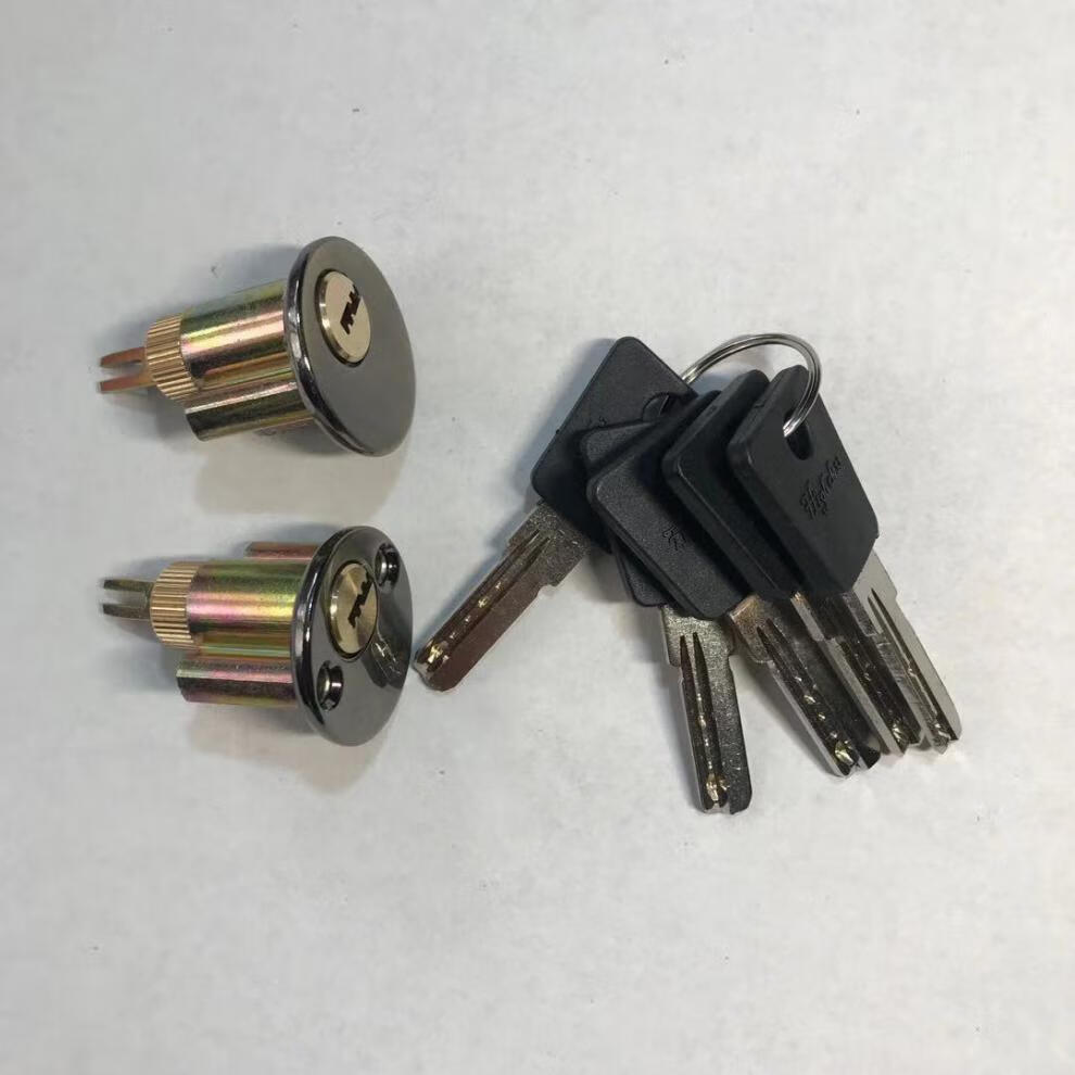 罗普斯金门老式铝合金对开艺术门锁众安替换两舌拇指按压大把锁芯