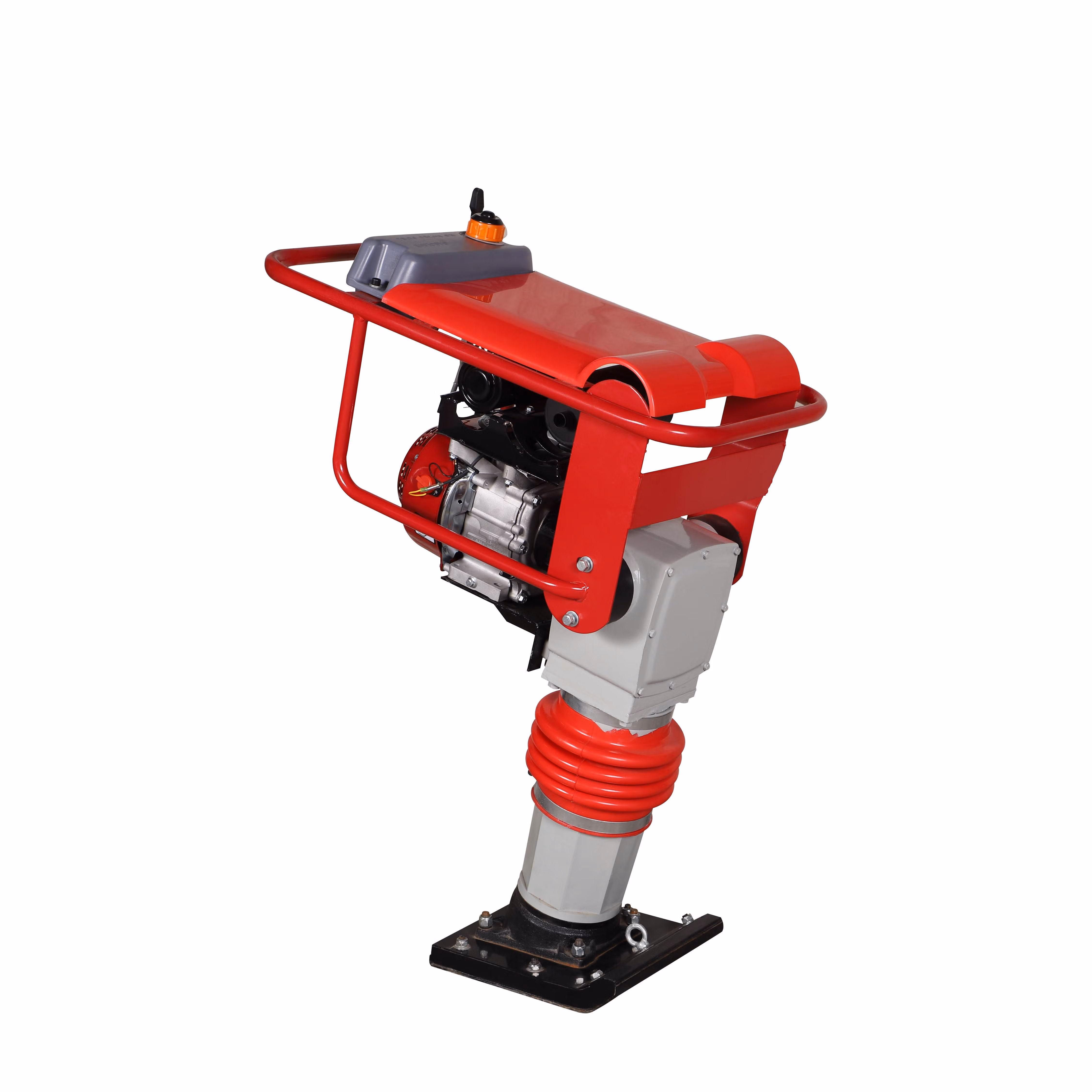 汽油冲击夯柴油平板夯电动220380v地基夯实机夯震动夯地面打夯机 125