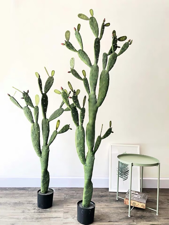 大型仿真仙人掌超大仙人柱摆件室内北欧ins量天尺假盆栽植物绿植 85cm