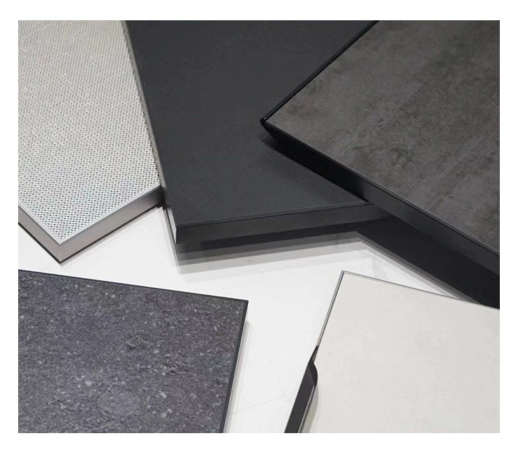 拉米娜3毫米薄岩岩板材全铝合金门板整体厨柜衣柜门浴室酒鞋阳台柜全