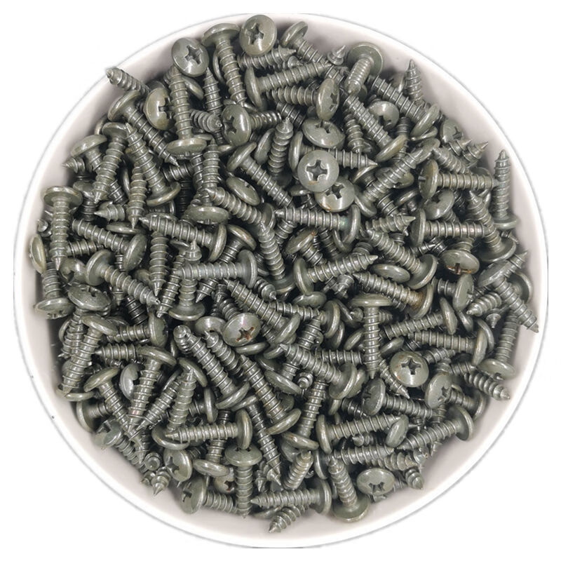 军绿色防锈自攻丝夹片 塑料壳固定螺丝夹片 m4x16自攻丝 10个(试用)