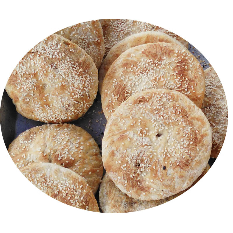 600g烧饼湖南衡阳特产常宁烧饼白沙茅市白糖/桂花味烧饼烤饼年货