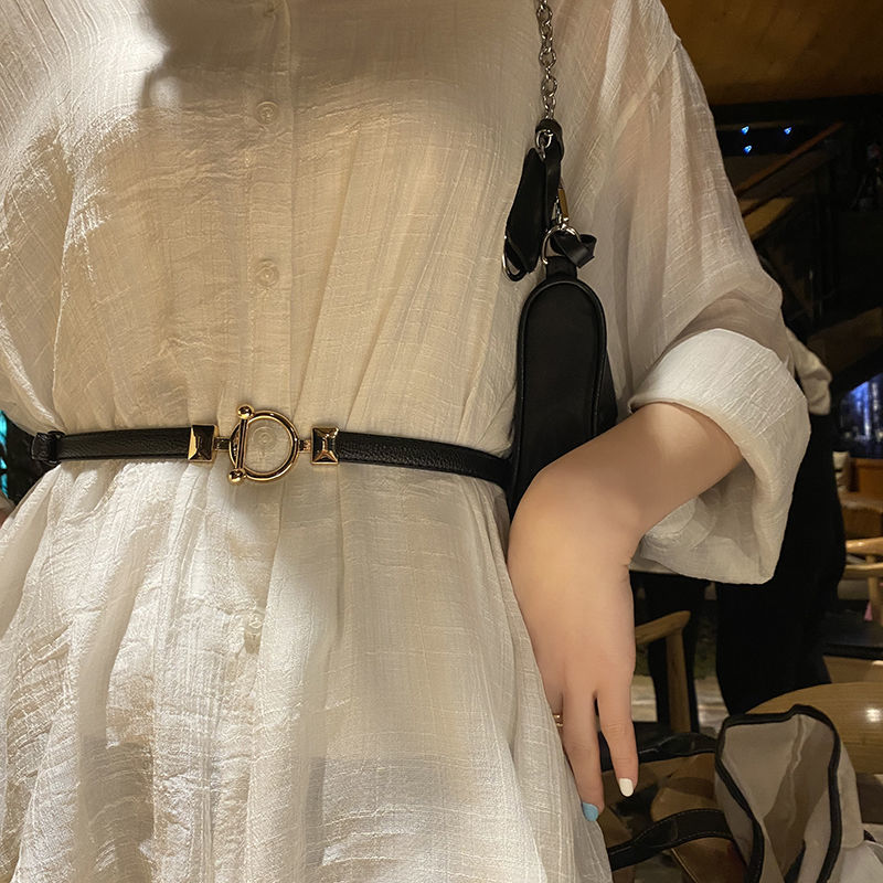 新年装细腰带女装饰夏季腰链配饰子收腰百搭腰封潮流女士皮带夏天哈璐