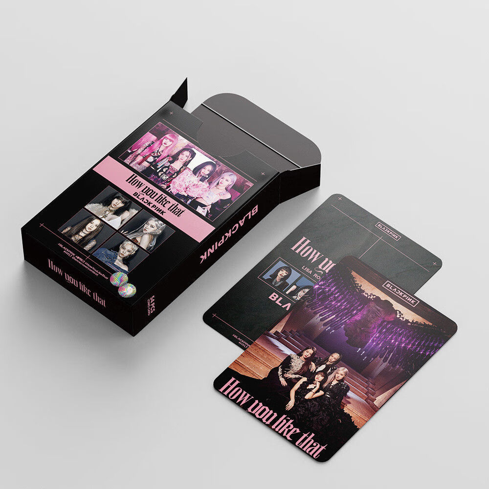 blackpink2020收藏盒 54张blackpink lomo卡 金智秀lisa金智妮rose 54