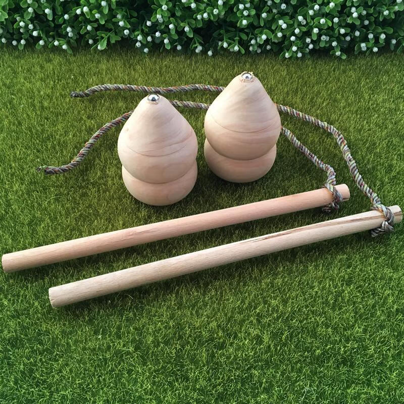 陀螺带鞭子实木儿童学生广场健身打老牛冰嘎冰猴尜尜鞭绳子套装玩具