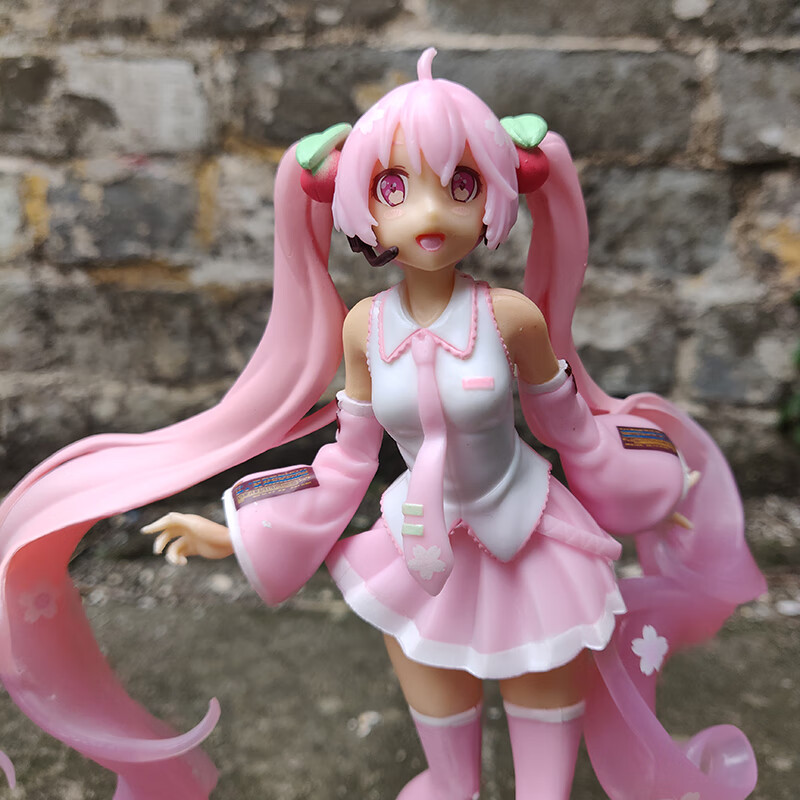 初音未来手办动漫二次元美少女娃娃玩偶景品模型少女樱周边 玩具 婚纱
