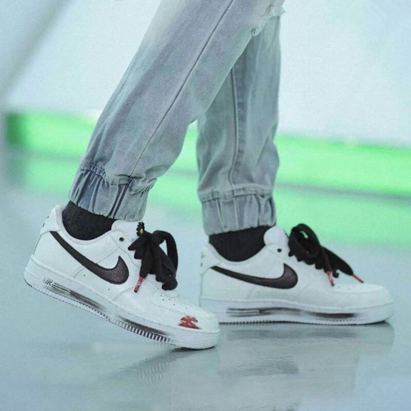 耐克nike x peaceminusone 权志龙gd af1联名 小雏菊刮刮乐涂鸦男女款