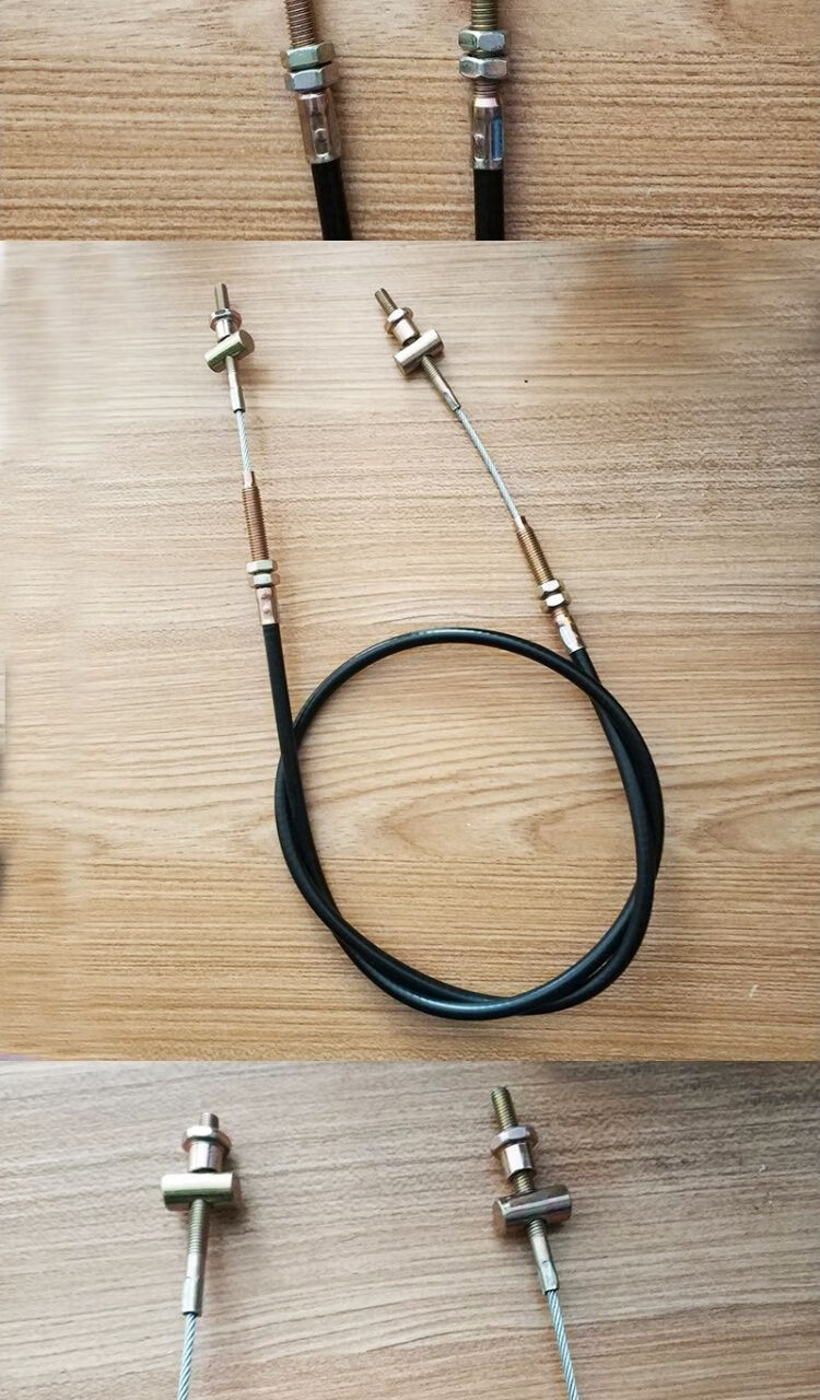 电动三轮车电瓶车通用后手刹线刹车拉线 闸线脚刹线驻车刹车线 两头