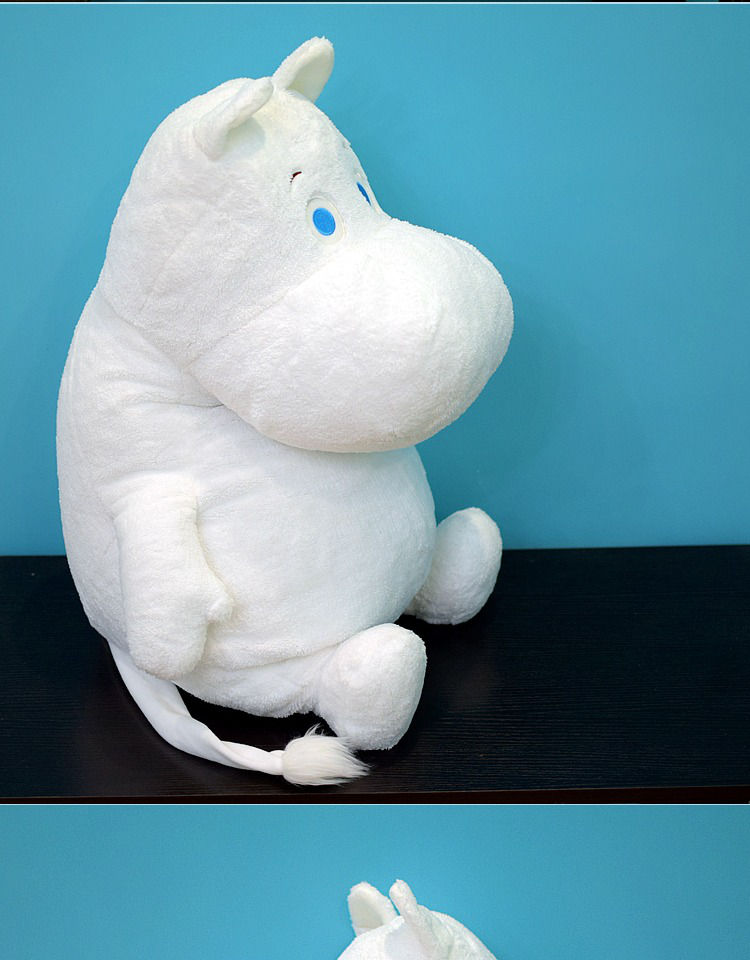 姆明moomin河马公仔毛绒玩具大号朴春同款抱枕女生蓬莱间同款 35cm姆