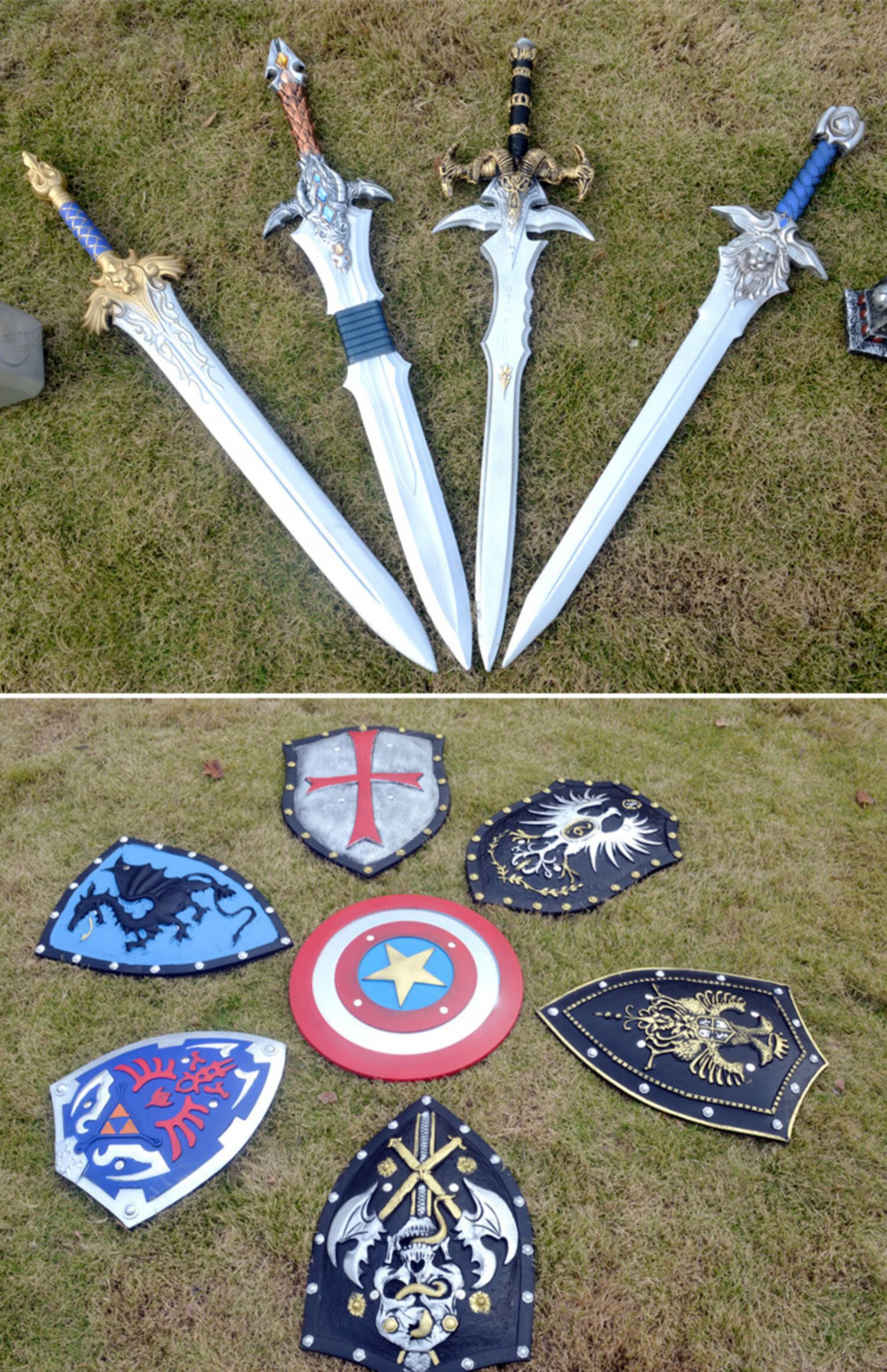 玩具刀剑儿童安全仿真新型宝剑模型 男孩玩具剑耐玩 洛萨之龙爪剑