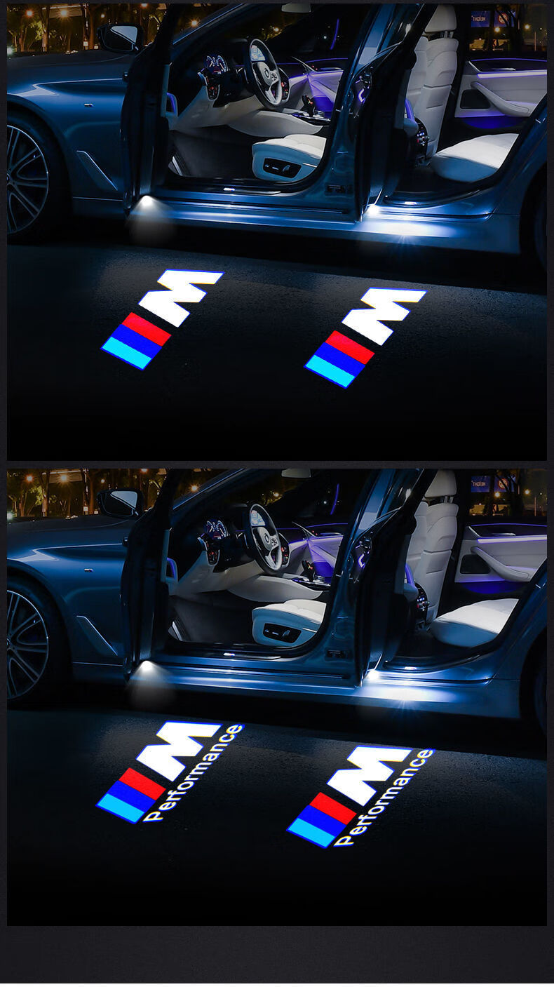 适用于宝马迎宾灯新3系5系7系1系gt525li/x1x3x4x5x6氛围投影车门灯