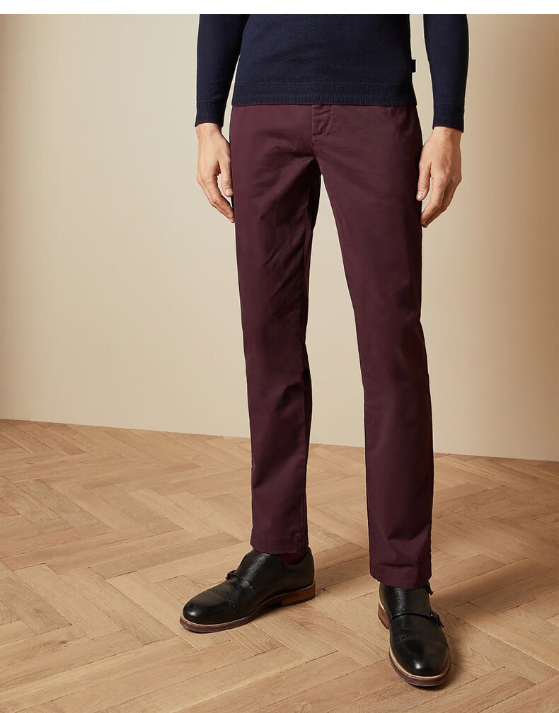 ted baker 男士时尚休闲纯色长裤休闲裤 本白色 28