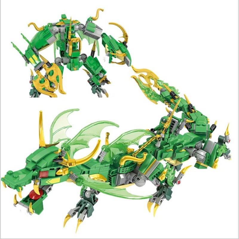 乐高幻影忍者上古神兽坐骑机甲青龙朱雀白虎玄武拼装积木玩具男孩