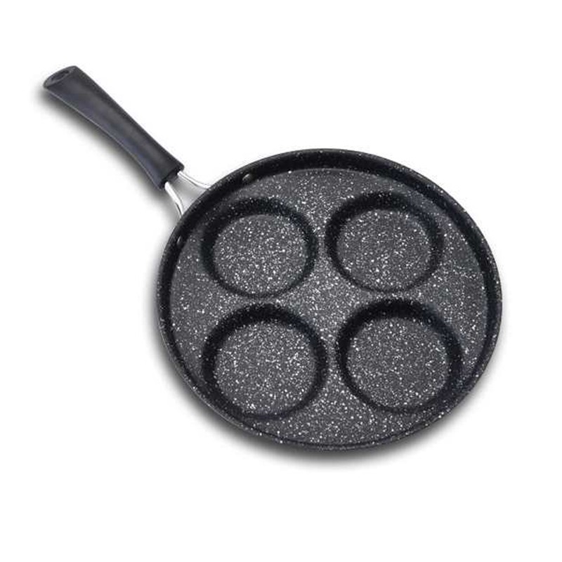 缔造千金煎蛋锅多孔鸡蛋汉堡锅家用四孔煎蛋器堡锅荷包蛋早餐蛋饺用