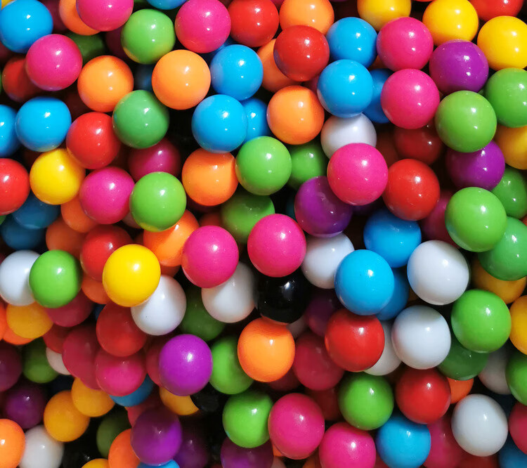 炮打僵尸黄球16mm弹珠机塑料珠子儿童游戏机射击飞机枪机射球彩色16mm