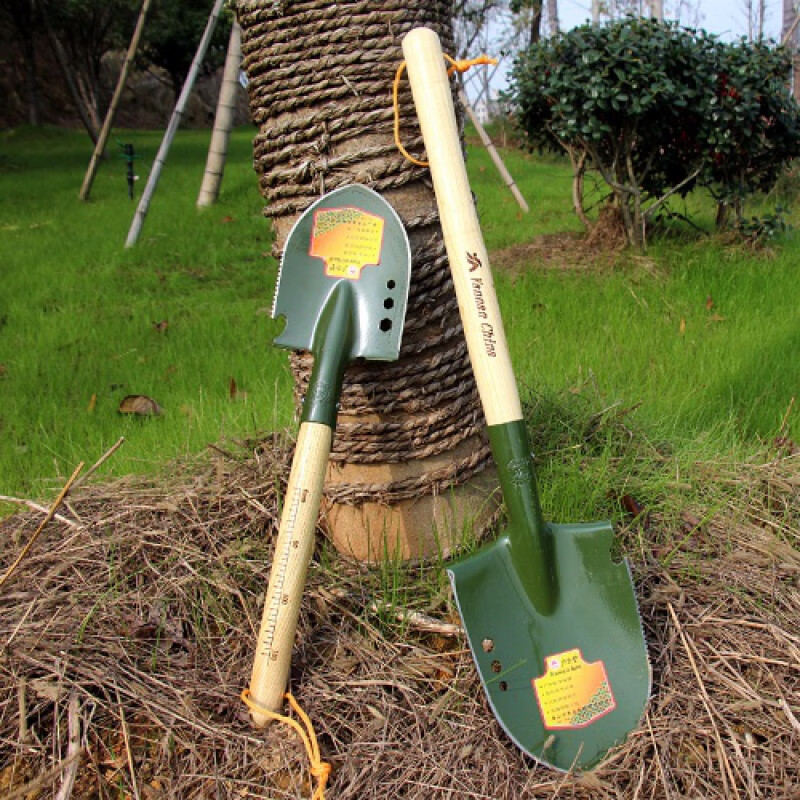 定制多功能铁铲铁锹户外园艺铲子钓鱼工兵铲野营车载种花种菜园林工具