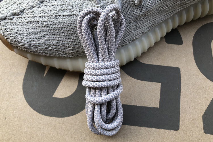 适配阿迪达斯椰子350v2冰蓝鞋带满天星反光欧亚美洲限定圆芝麻布yeezy