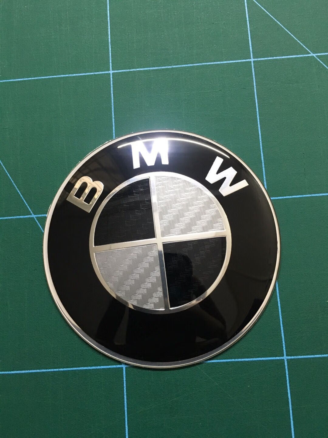 宝马标志贴 宝马摩托车改装贴车标bmw标志3d金属标宝马轮毂宝马车标贴