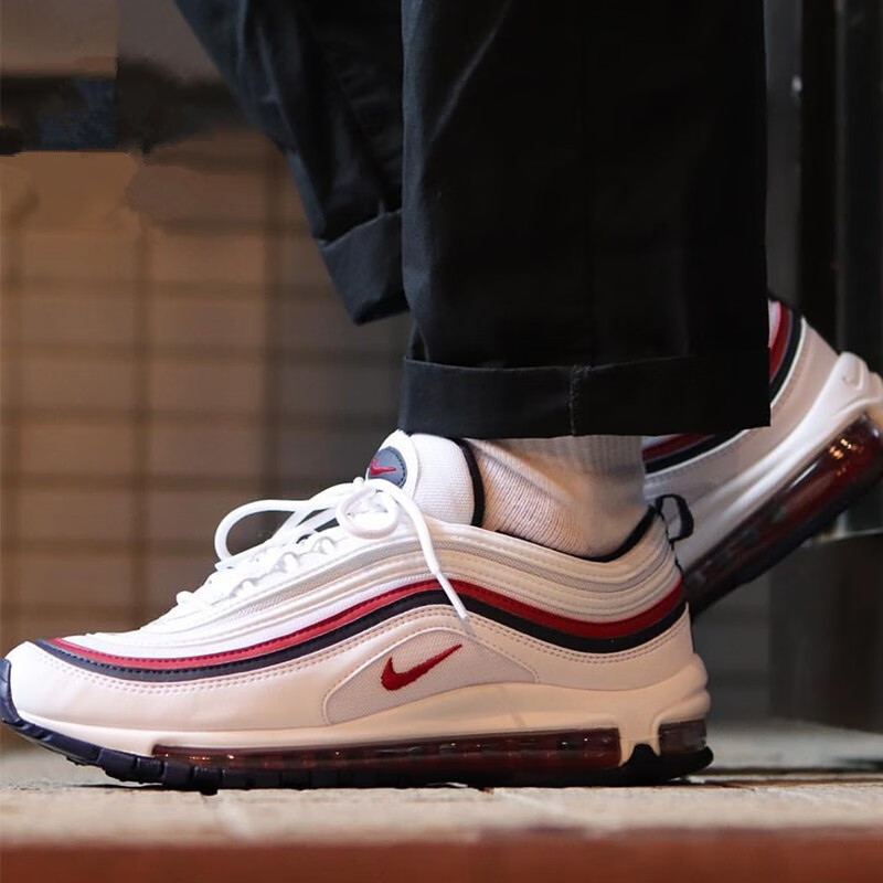 nike耐克新款女鞋airmax97运动休闲缓震透气跑步鞋921733006反光黑色