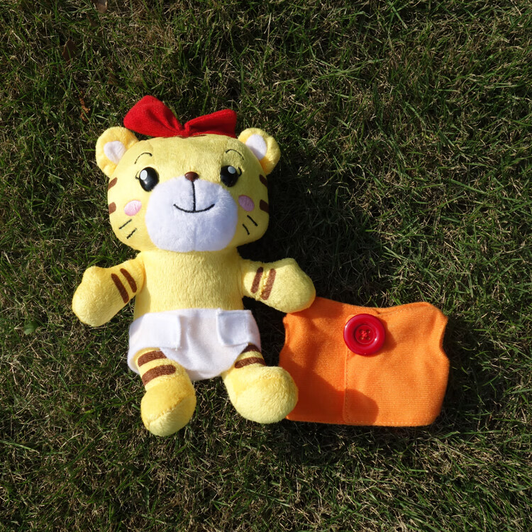 巧小虎玩偶毛绒玩具小花妹妹公仔桃乐比手偶公仔布娃娃小花玩具女孩