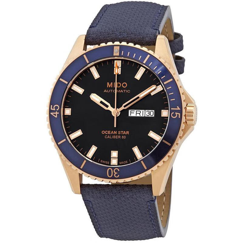 美度(mido)瑞士手表 领航者系列长动能运动潜水自动机械男士腕表 m