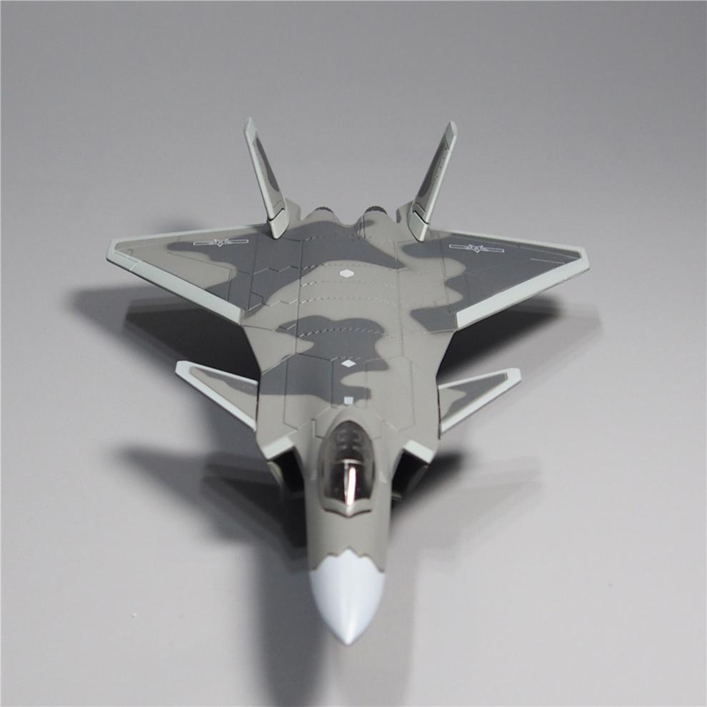 歼20战斗机模型中航工业1:48j20战斗机模型合金仿真歼二十飞机摆件