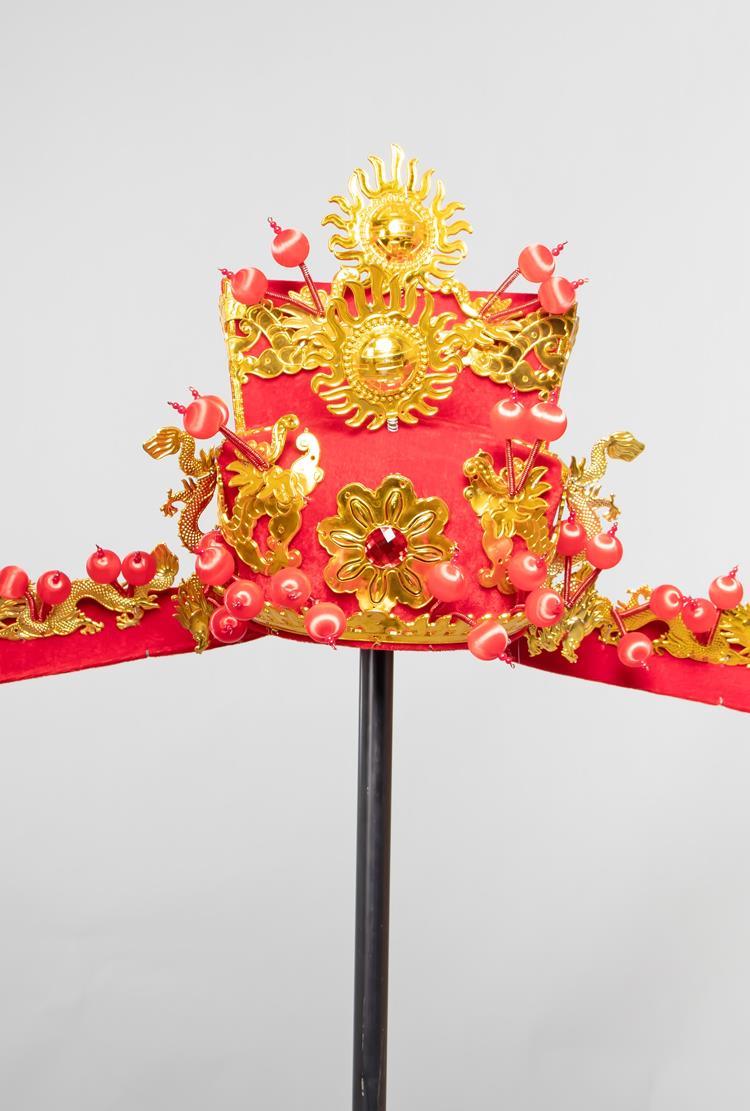 卡若登新品乌沙帽状元帽乌纱帽京剧戏曲县官帽财神帽子高考状元帽服装