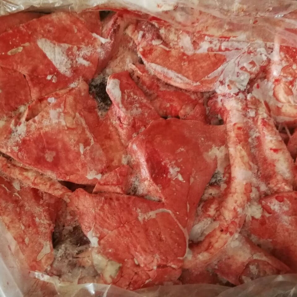 老闫家 内蒙古清真新鲜冷冻羊心肺羊下水羊杂羊心肝肺20斤一箱 羊心肝
