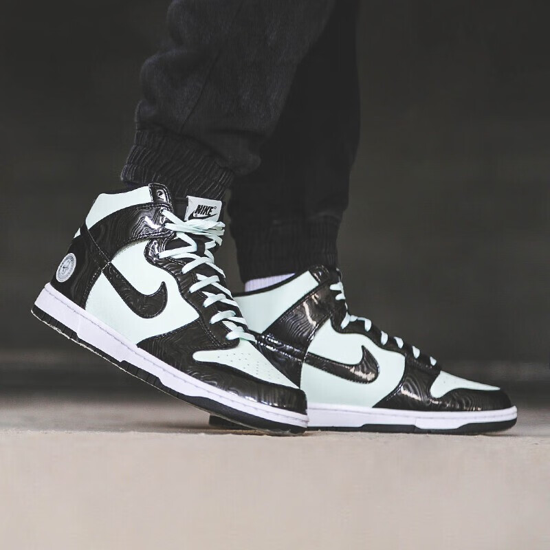 潮nike耐克篮球鞋男鞋dunkhighallstar全明星薄荷绿运动鞋dd1398dd1