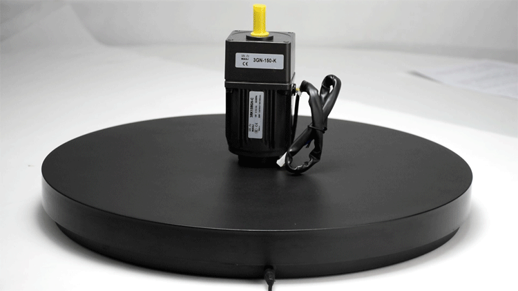 商品拍摄自动旋转底座 电动转盘展示台 双向旋转遥控控制七档调速 yd