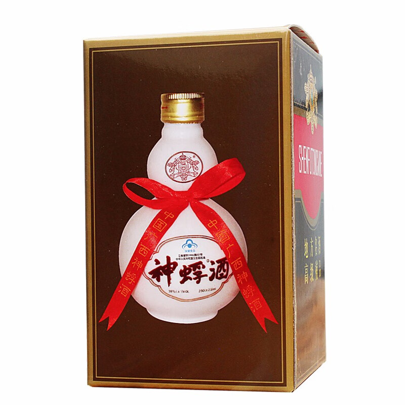 神蜉酒38度250ml葫芦瓶广西特产白酒250ml6盒