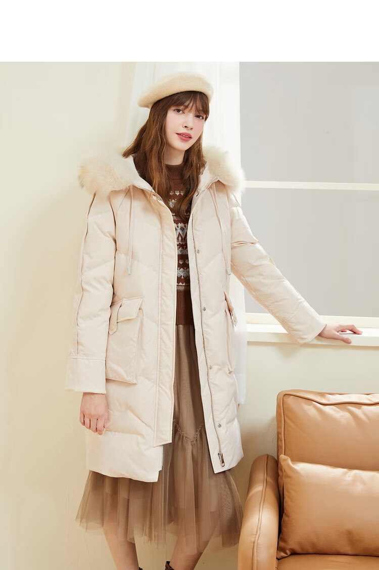 女装 羽绒服 秋水伊人 秋水伊人羽绒服冬装2020年新款时尚轻奢简约