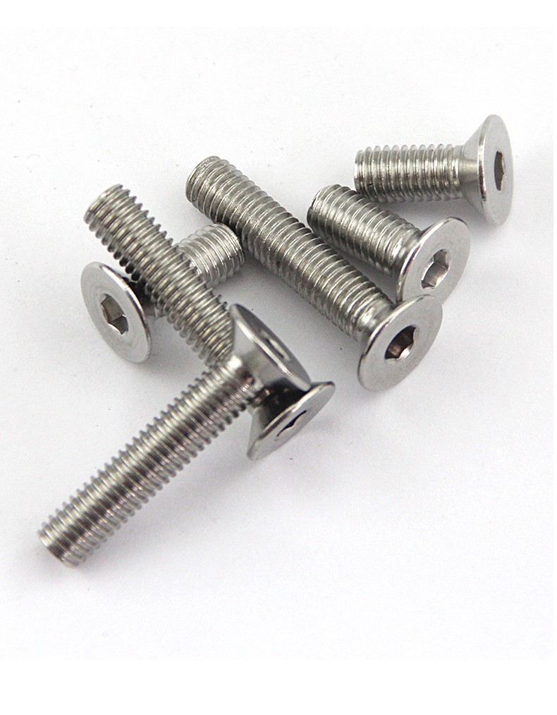 静璇不锈钢沉头内六角螺丝平头内六角螺栓m3m4m5m6m8 m6*10【50只】