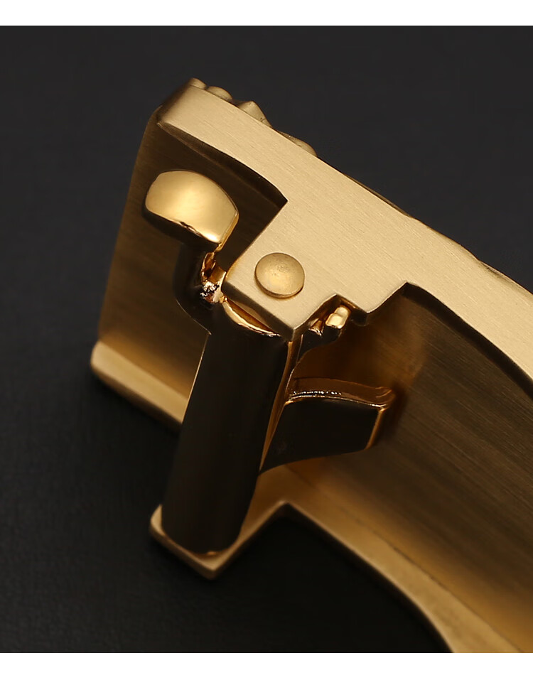 哥凡亚牛生肖高档皮带头男士自动扣头纯铜皮带扣腰带卡扣黄铜配件35cm