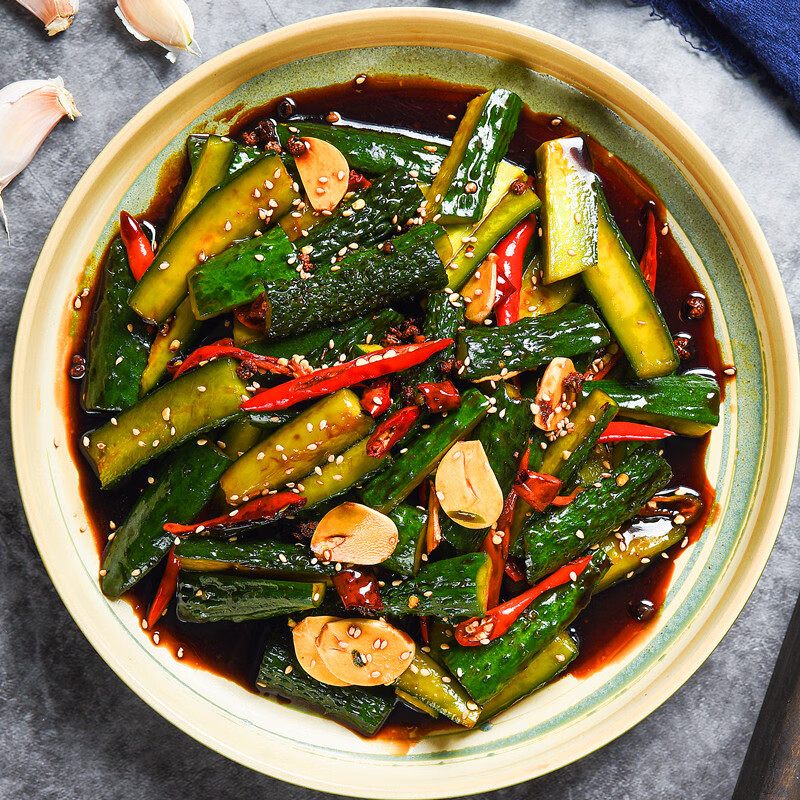 腌黄瓜酱瓜酱黄瓜条腌制香辣咸菜酱菜下饭菜250g*2袋 250克*2袋【优惠