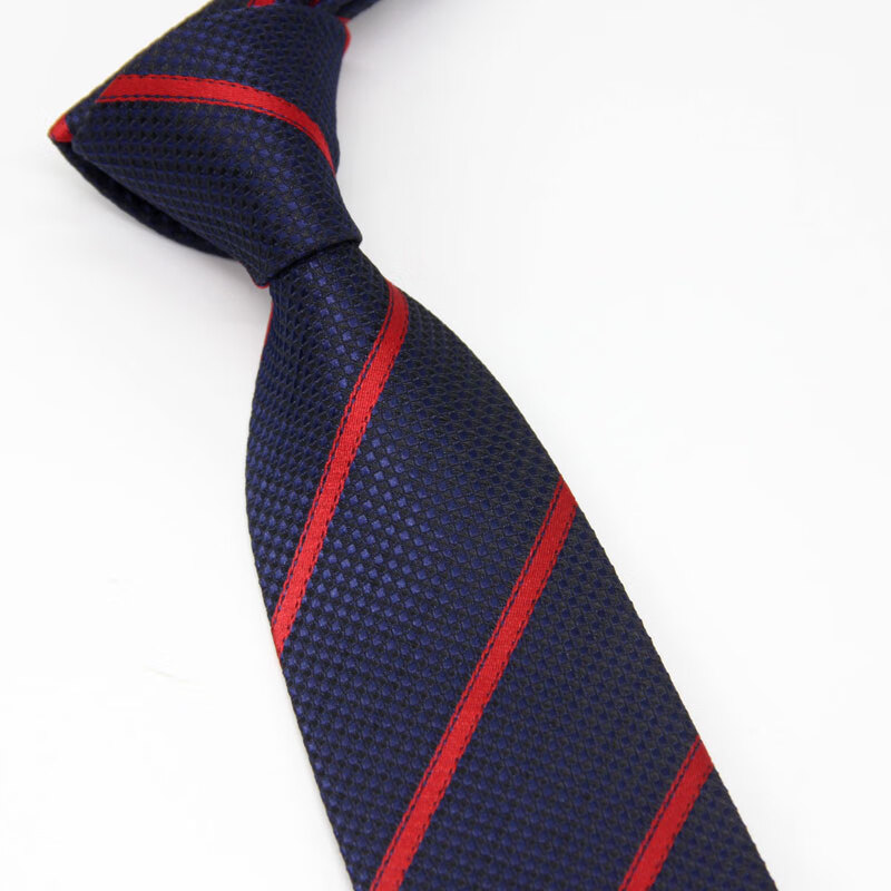 【德佑地产领带】德佑房产定制男士女士拉链1条 徳佑自己系领带