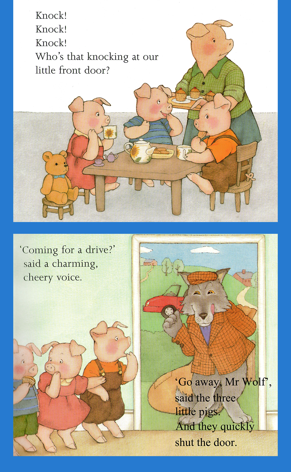 走开野狼先生 廖彩杏书单 英文原版绘本商品介绍go away mr wolf 启蒙