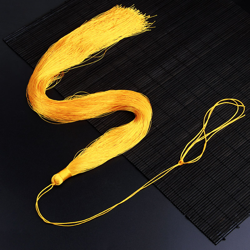 中国结流苏穗子灯笼吊穗汉服装饰柔顺垂直剑穗长穗挂饰品 b款大红穗长