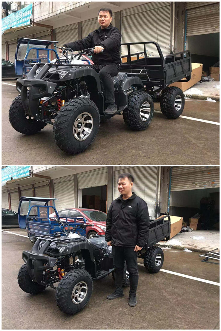 宗申大小牛沙滩车四轮摩托车轴传动全地形四驱水冷场地山地农用 大牛