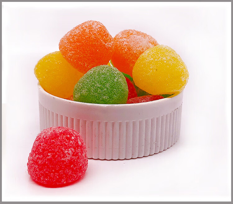 奇峰维生素c果汁软糖罐装混合多口味小零食橡皮糖qq糖果 维c果汁软糖1