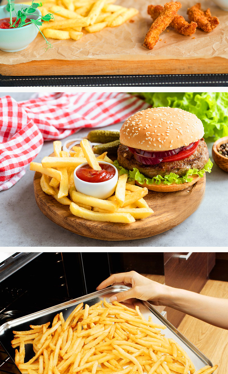 比利时进口薯条1kgeurofoo冷冻油炸零食小吃半成品下单送番茄酱2包装