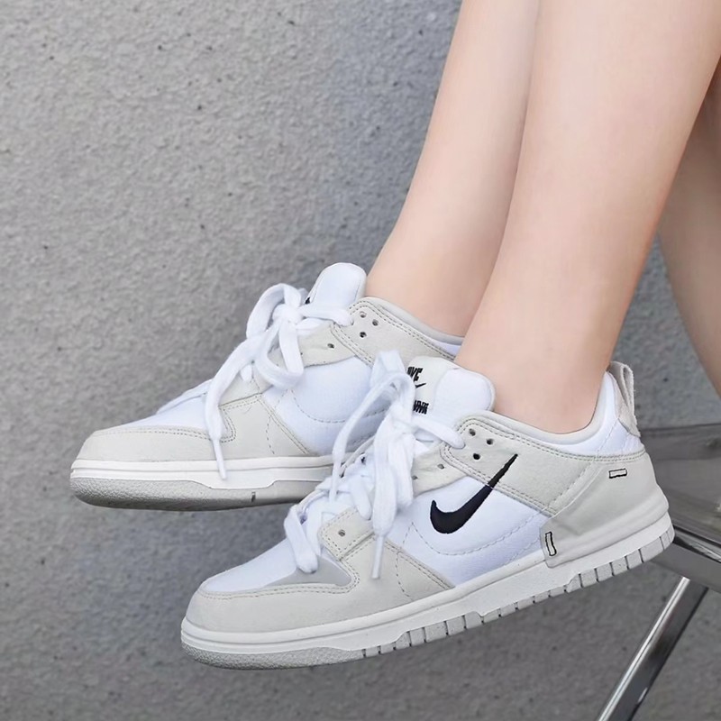 耐克nike 女鞋dunk low disrupt 2帆白 可回收材料 女子低帮休闲板鞋