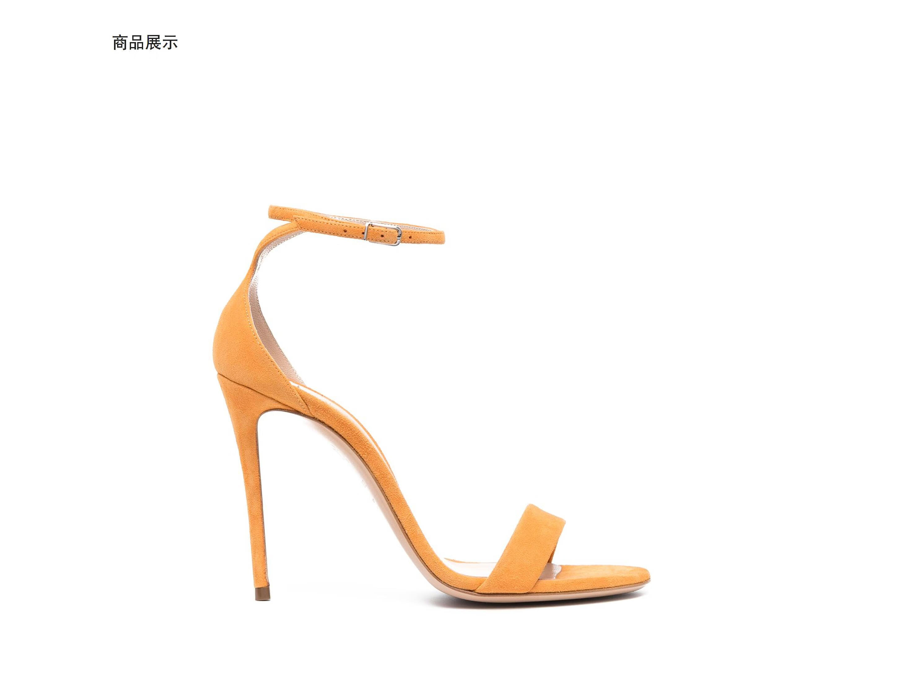 casadei 21春夏女士blade v celebrity 高跟凉鞋 橙色 it37【图片
