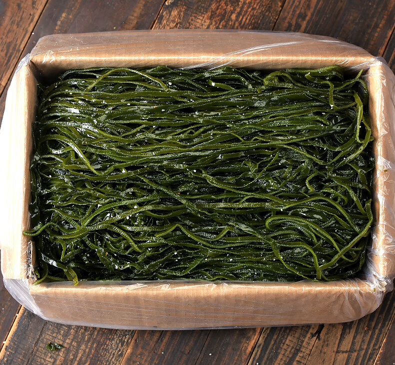 亲丰 当季新货盐渍海带丝整箱批发海菜凉拌小菜火锅 五斤海带丝【图片